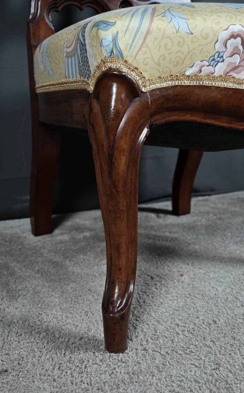 Nursing Chair in Mahogany, Napoleon III period – second half of the 19th century