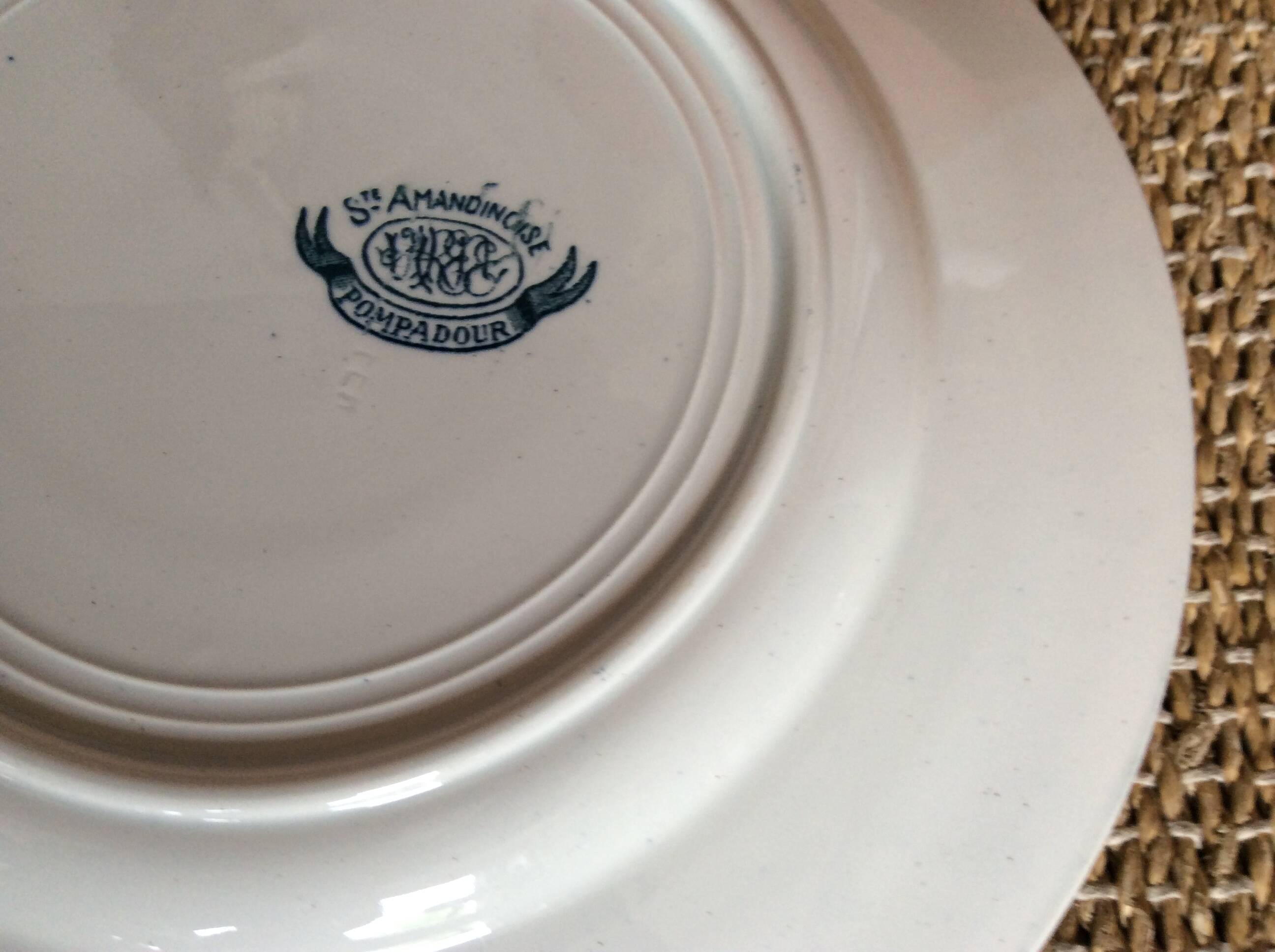 6 Terre de Fer flat plates