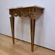Small Carved Wood Wall Console, Louis XVI style, Napoleon III period – Mid-19th century