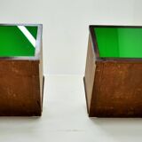 1930s Pair of Art Deco Bedside Tables, Czechoslovakia