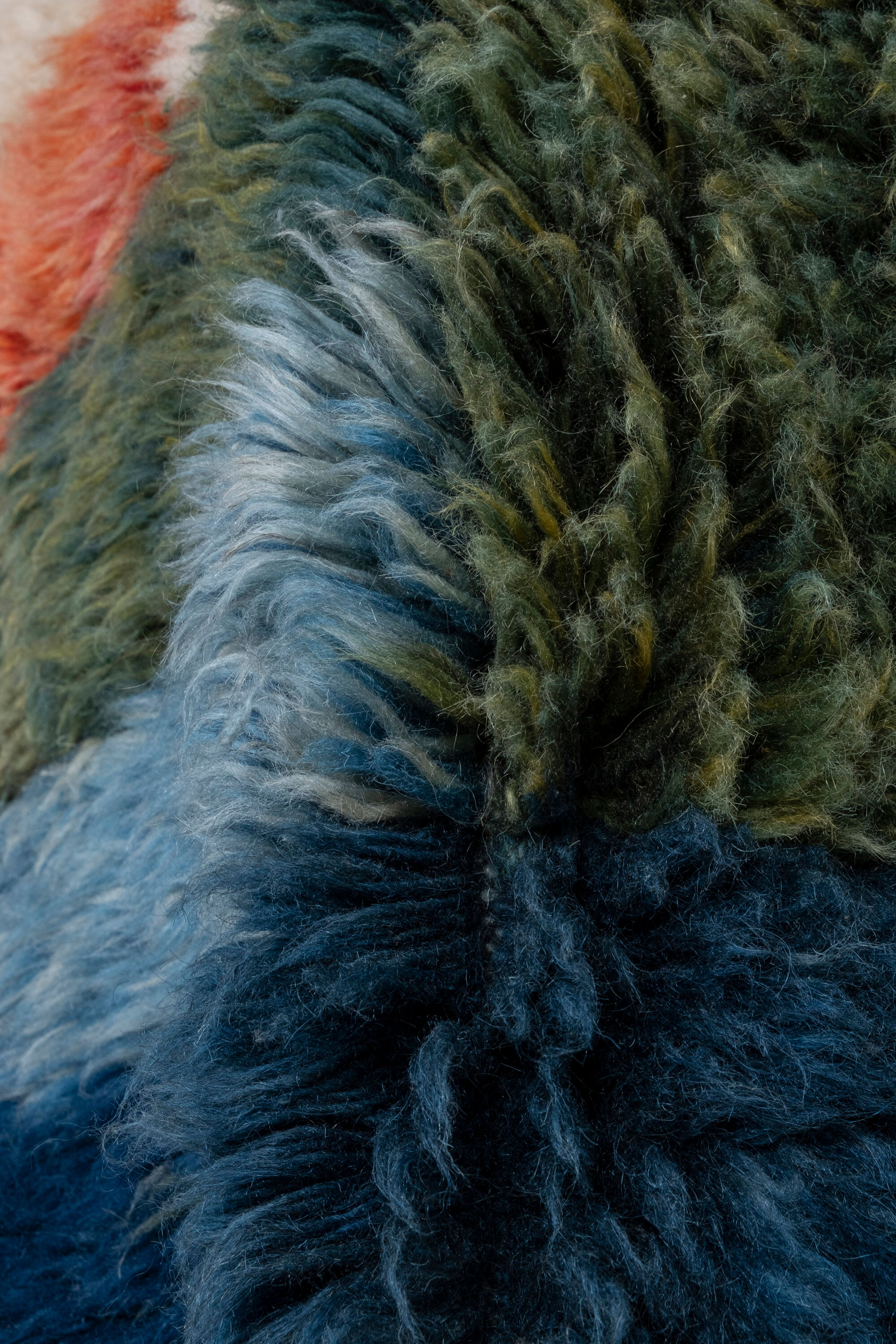Vintage Turkish Mohair Tulu Rug 125 x 180 cm