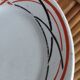 Old plate with geometric pattern Lunéville France