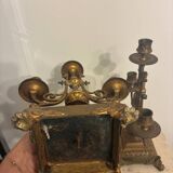 Pair of candelabra, 19th century candlesticks