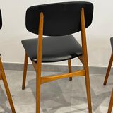 Scandinavian style design chair, set of 3