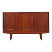Teak highboard, Danish design, 1970s, production: Denmark