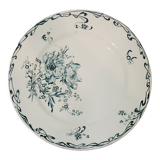 Flat plate of the earthenware factory of Creil and Montereau