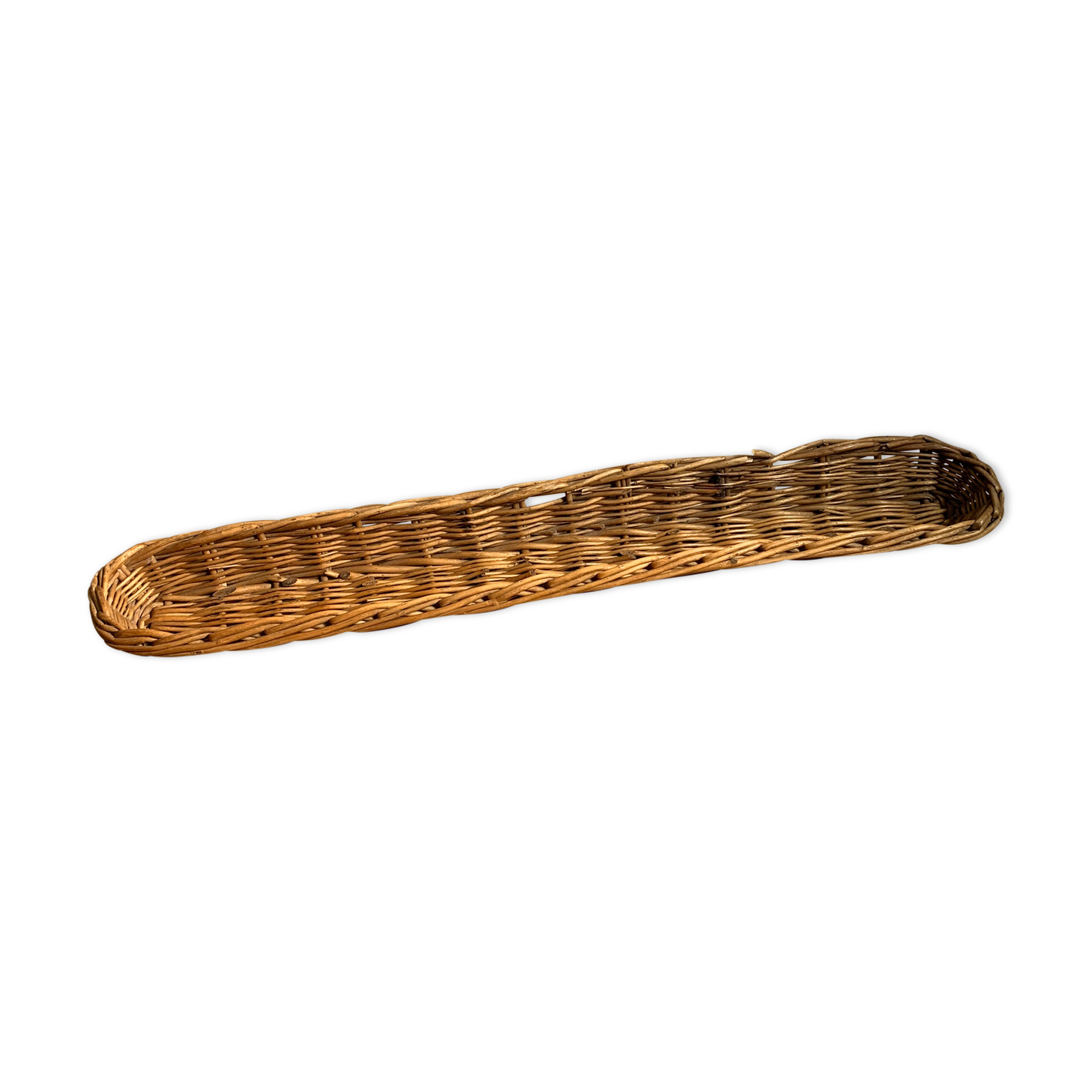 Panière à Pain En Osier Vintage - Bon état - Corbeille En Osier