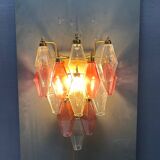 Murano Glass Poliedri Sconces, Italy, 1980s - Set of 2