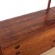 Scandinavian wall system in rosewood by Hansen & Guldborg