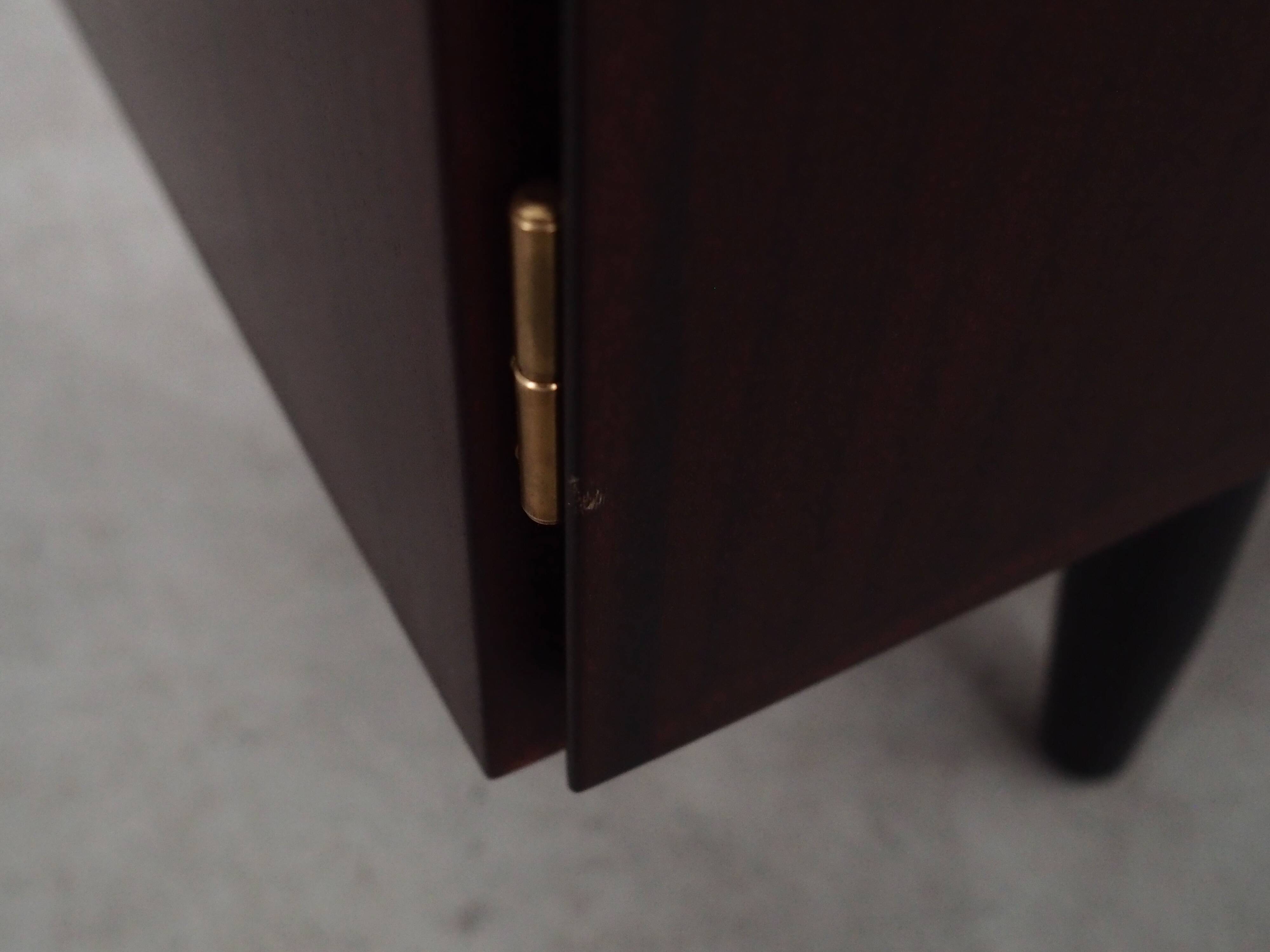 Mahogany cabinet, Danish design, 1970s, manufacturer: Omann Jun