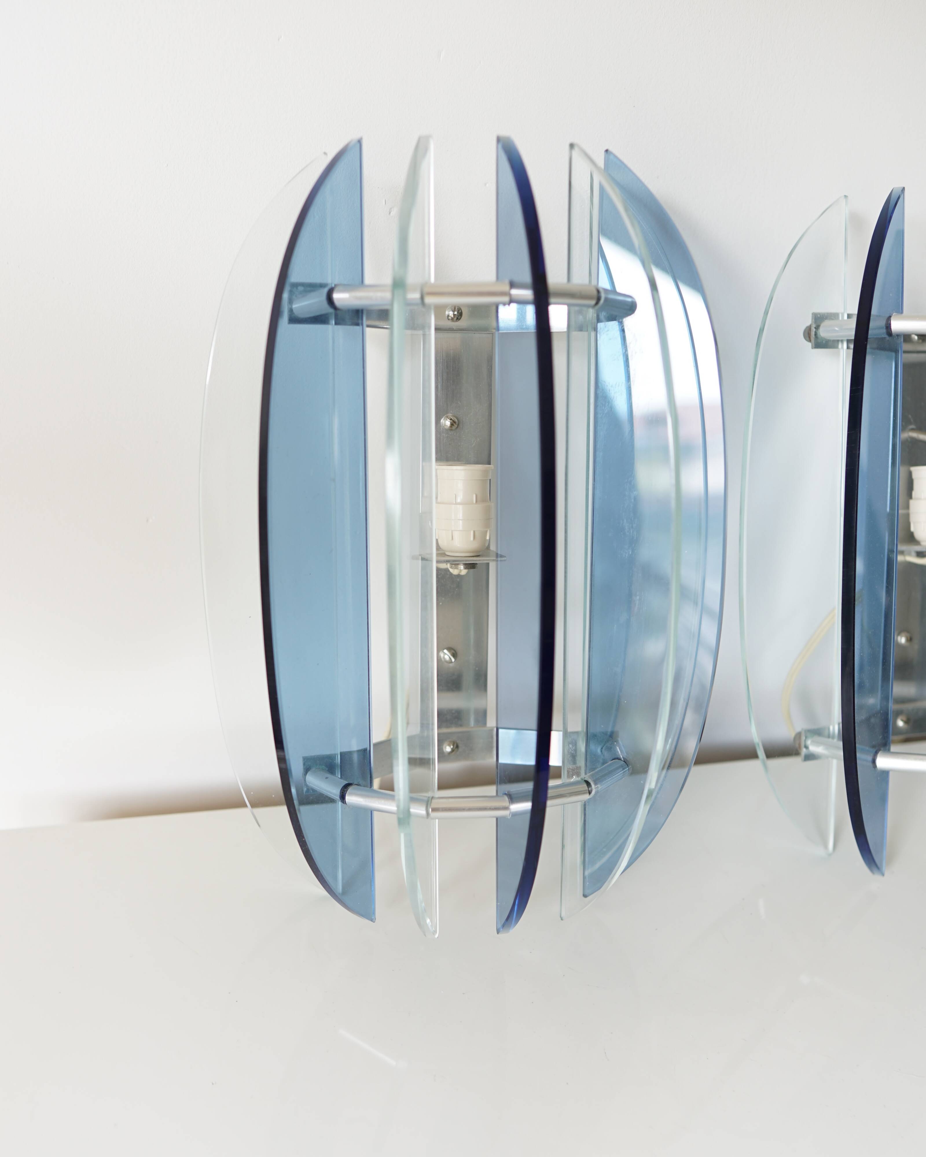 Pair of Italian VECA wall lights - 1960s