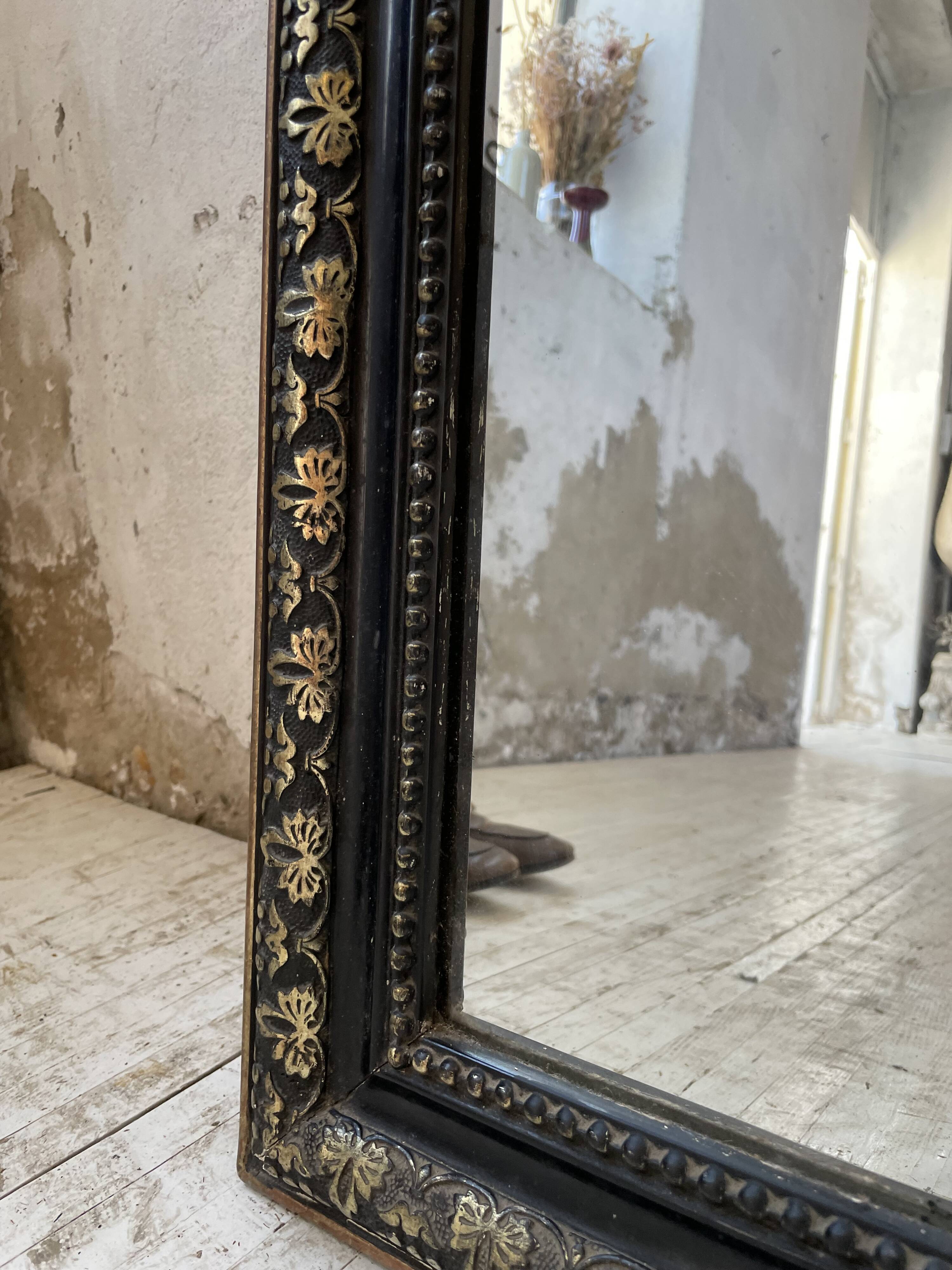 Louis Philippe XXL white mirror 2m