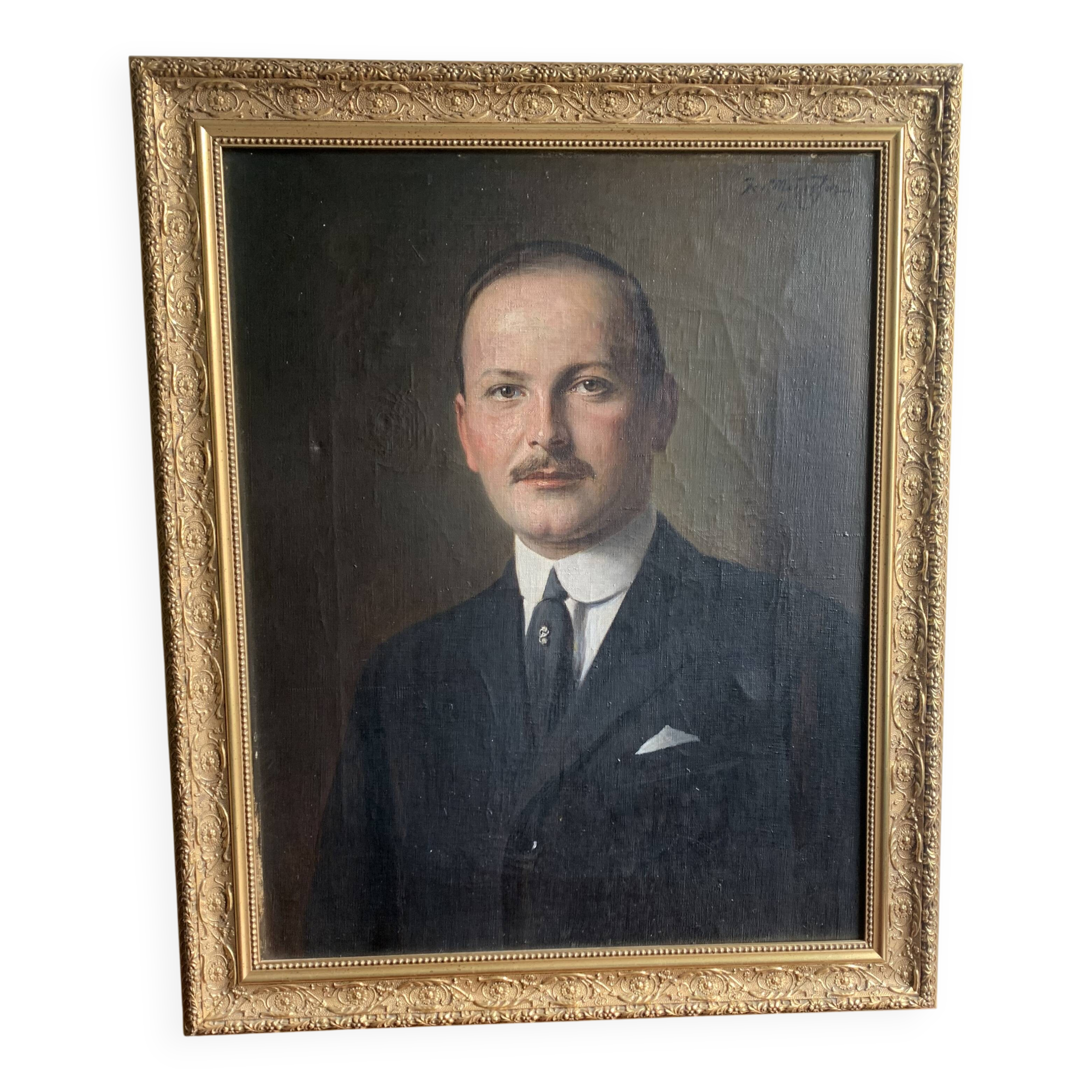 Oil painting "Portrait of a Man", 1922