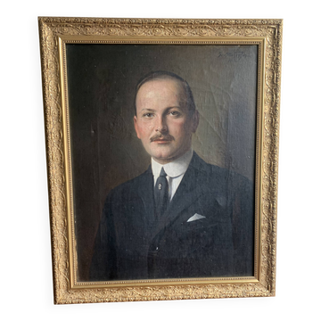 Oil painting "Portrait of a Man", 1922