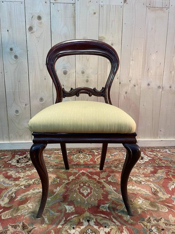 Set of 6 Louis XV mahogany chairs