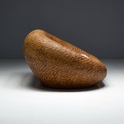 Canapé en osier tressé, style milieu du XXe siècle, France, années 1970