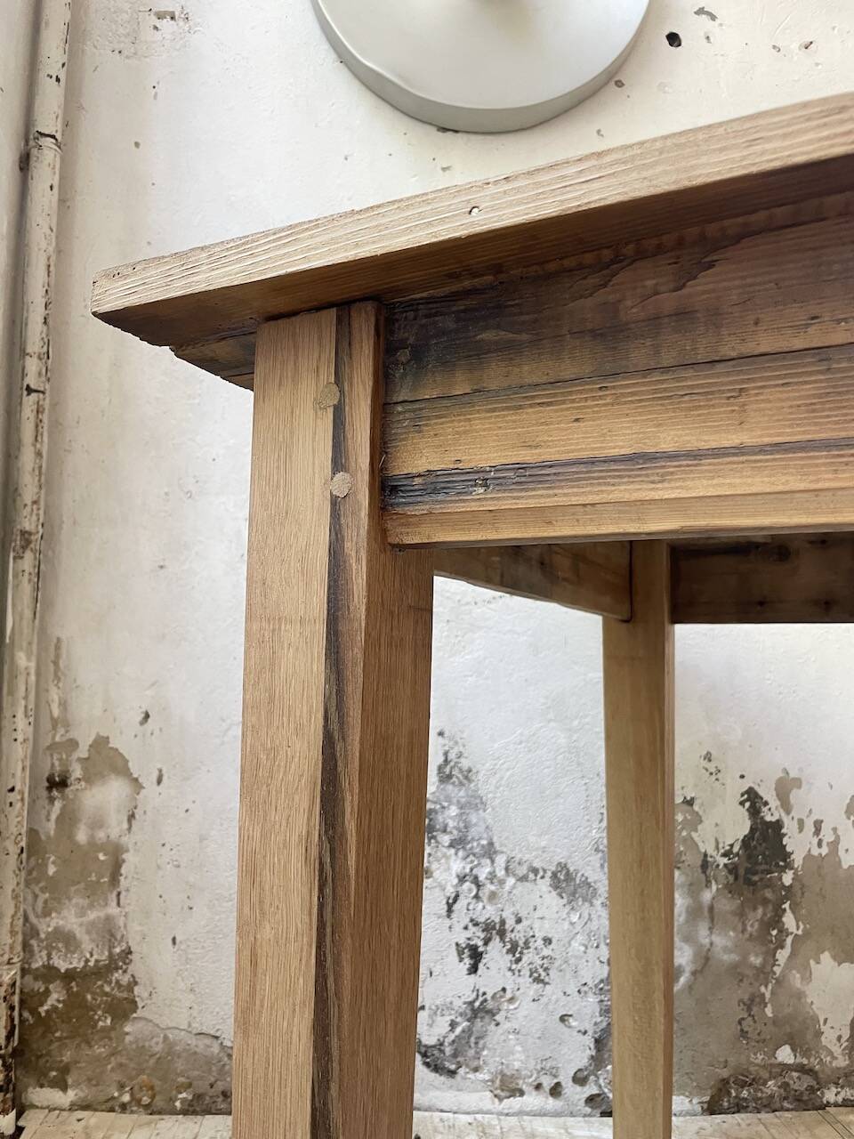 4m XXL pine and oak farmhouse table