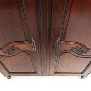Large Louis XVI French Carved Bridal Wardrobe, ca. 1850