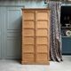 Oak notary cabinet