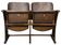 Vintage Two-Seat Cinema Bench from Thonet, 1950s