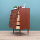 Teak chest of drawers danish design vintage
