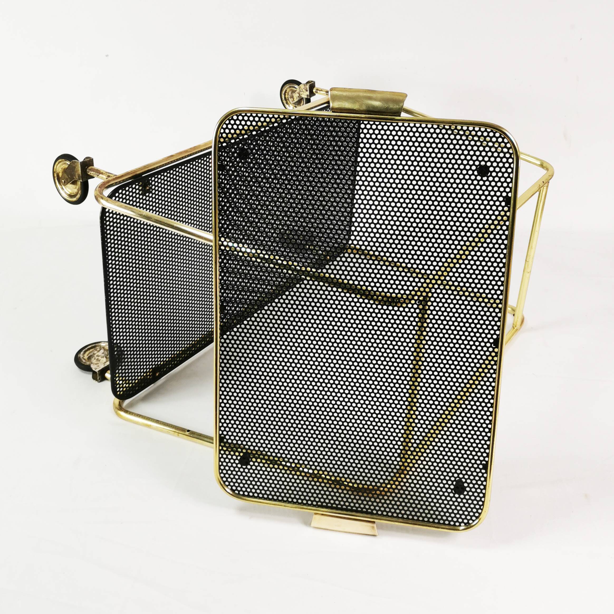 Art Deco openwork mobile bar, Denmark, 1950s.