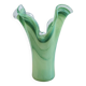 Vase en verre de Murano vert, Italie