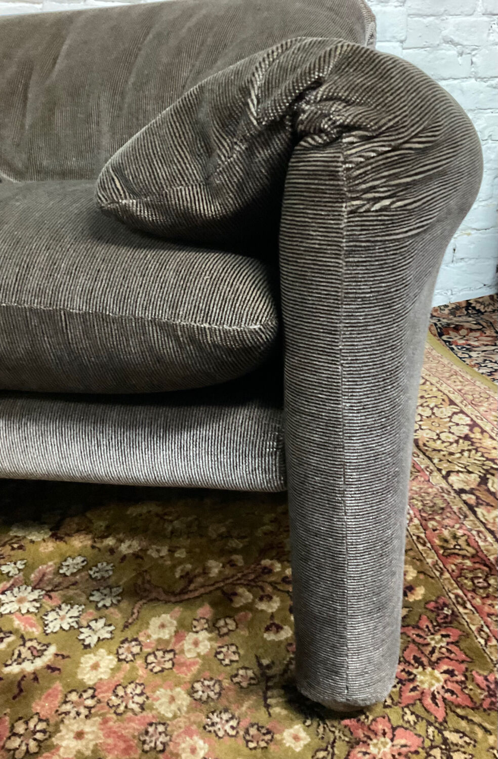 Maralunga armchair and Ottoman by Vico Magistretti 70s