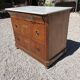 Commode with a white marble top