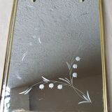 60's thrush chiseled mirror tray