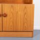Two-piece wardrobe made of Danish teak veneer from the 1970s