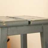 Antique French wooden stool
