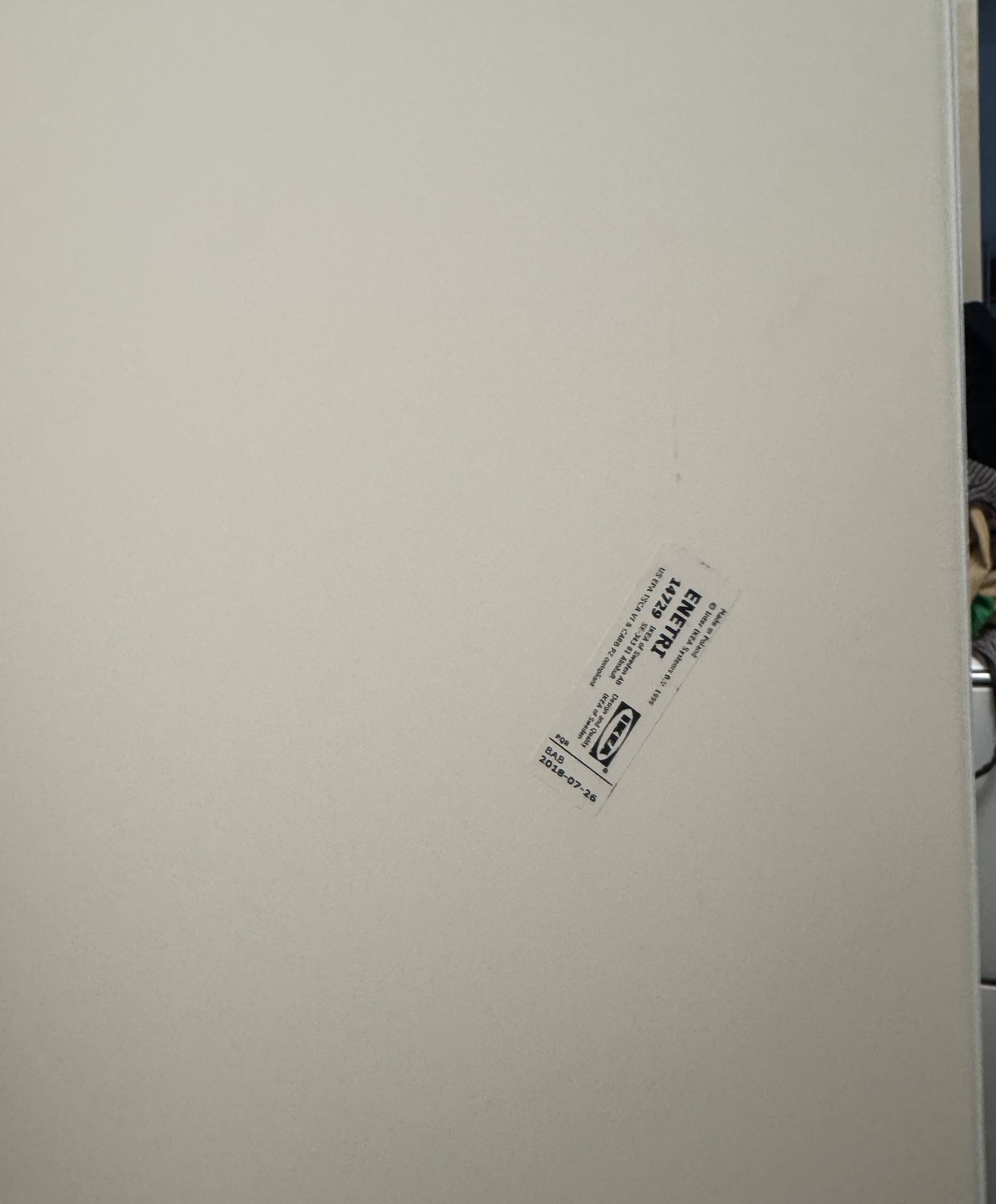 ENETRI vintage white IKEA shelf