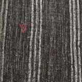 Contemporary Black & Gray Vintage Kilim Rug, 202x244Cm