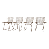 Série de 4 chaises Harry Bertoia