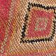Red & Blue Tribal Vintage Runner Rug, 63x295Cm