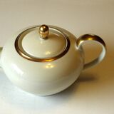Bavaria Creidlitz teapot made of porcelain, in ivory white - Vintage from the 1950s