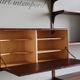Modular rosewood wall bookcase by Thygesen and Sorensen for Hg Furniture, 1960