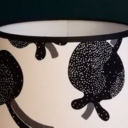 Vintage fabric lampshade Ikea 2005 design Sven Fristedt