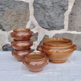 Ceramic onion soup set