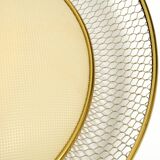 Mid Century ceiling lamp from ERCO made of expanded metal