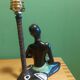 Vintage ceramic lamp 60's african