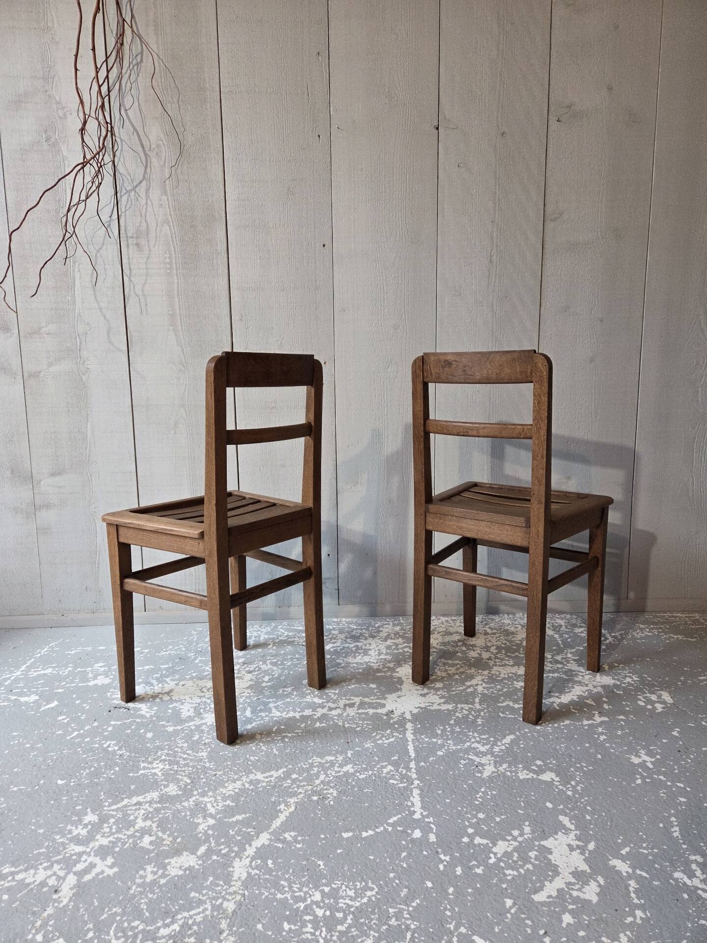 Oak chairs