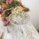 9 cut crystal flutes French
