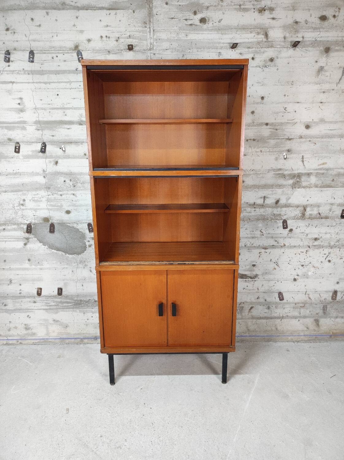 Vintage bookcase shelf