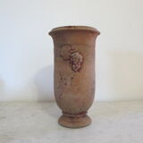 Terracotta vase . .