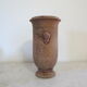 Terracotta vase . .