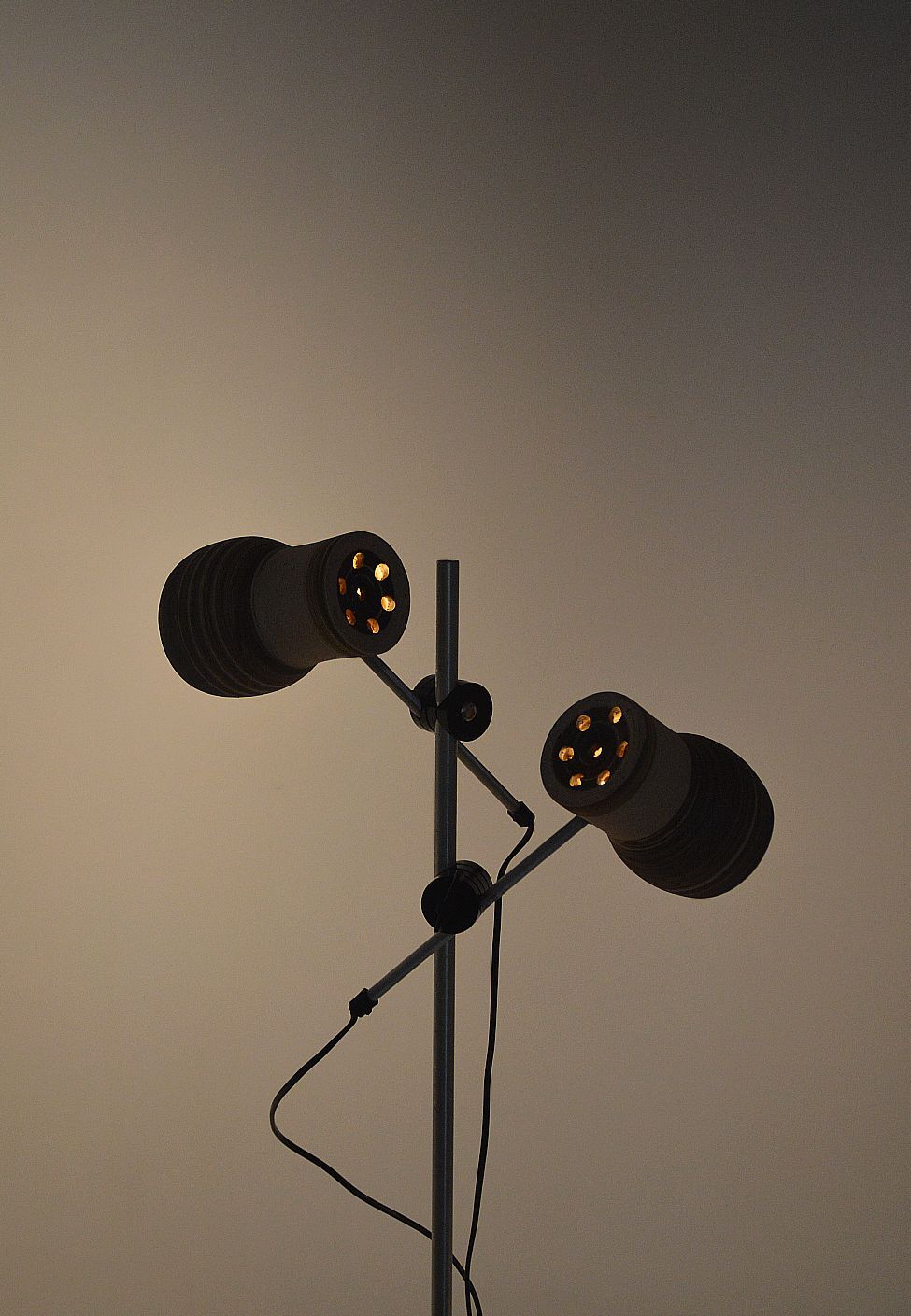 Danish ceramic floor lamp by Lyskaer Belysning, 1970s