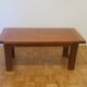 Solid blond oak coffee table