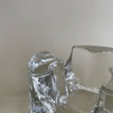 Bougeoir en Verre Brutaliste